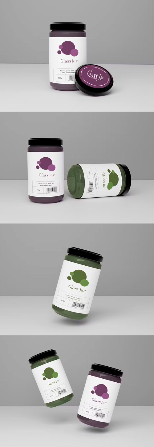 Glass Jar Mockup TEACPDE