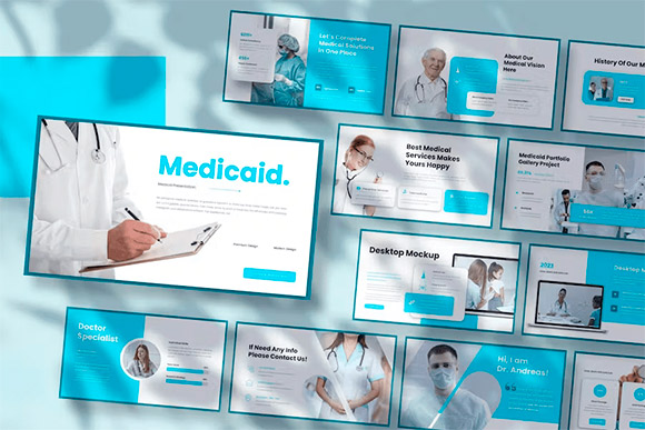 Medicaid Medical Presentation PowerPoint Template