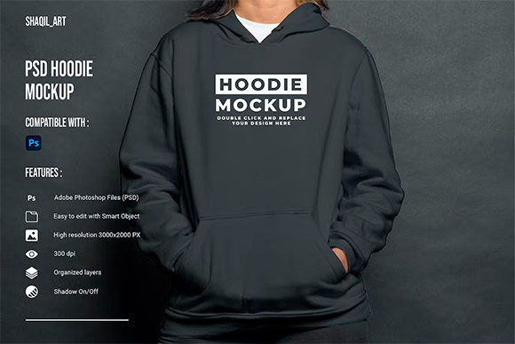 PSD Hoodie Mockup J8CXYR4