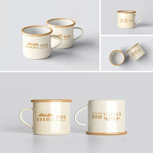 Enamel Mug Mockup A8AF65G