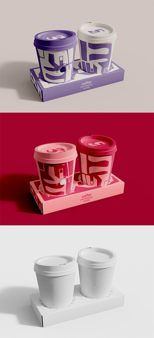 Take away Coffee Cups Mockup 607868195