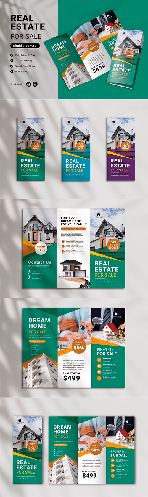 Real Estate Brochure Template 335R944