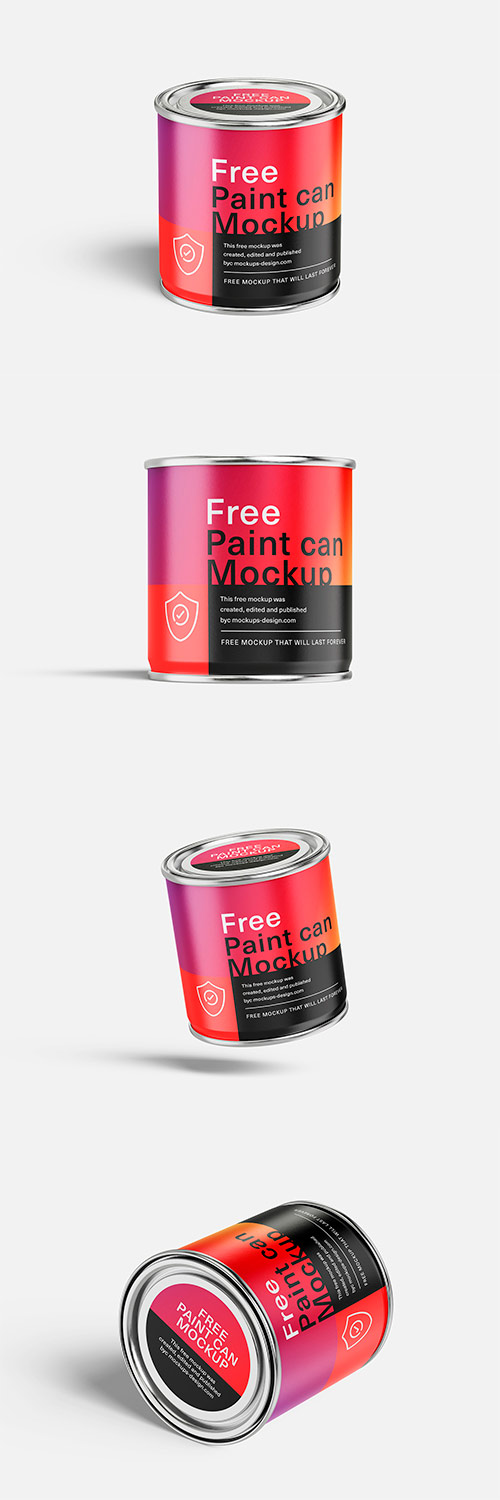 Paint Can Mockup