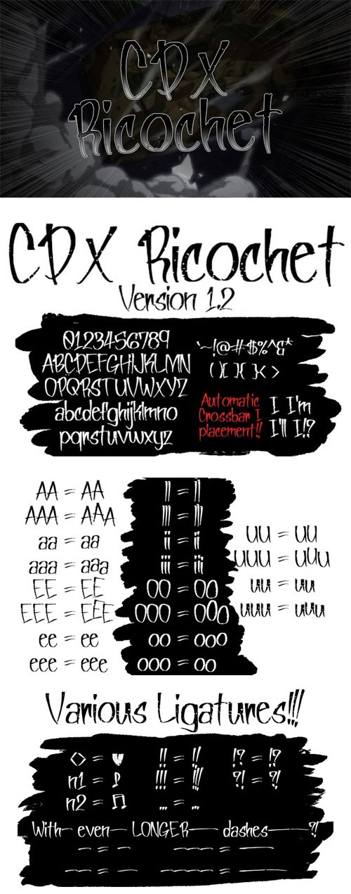 CDX Ricochet Font