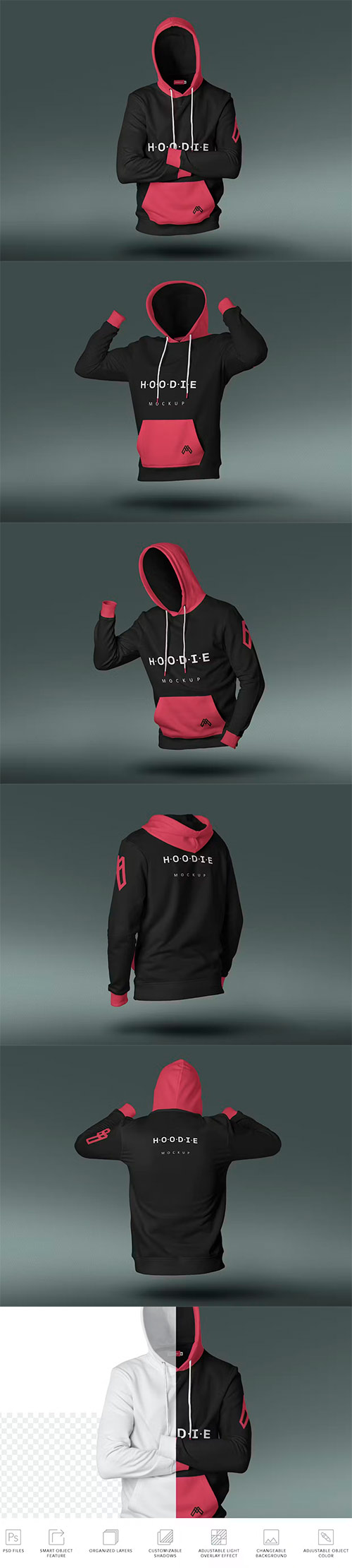 Fleece Hoodie Mockups 17652446