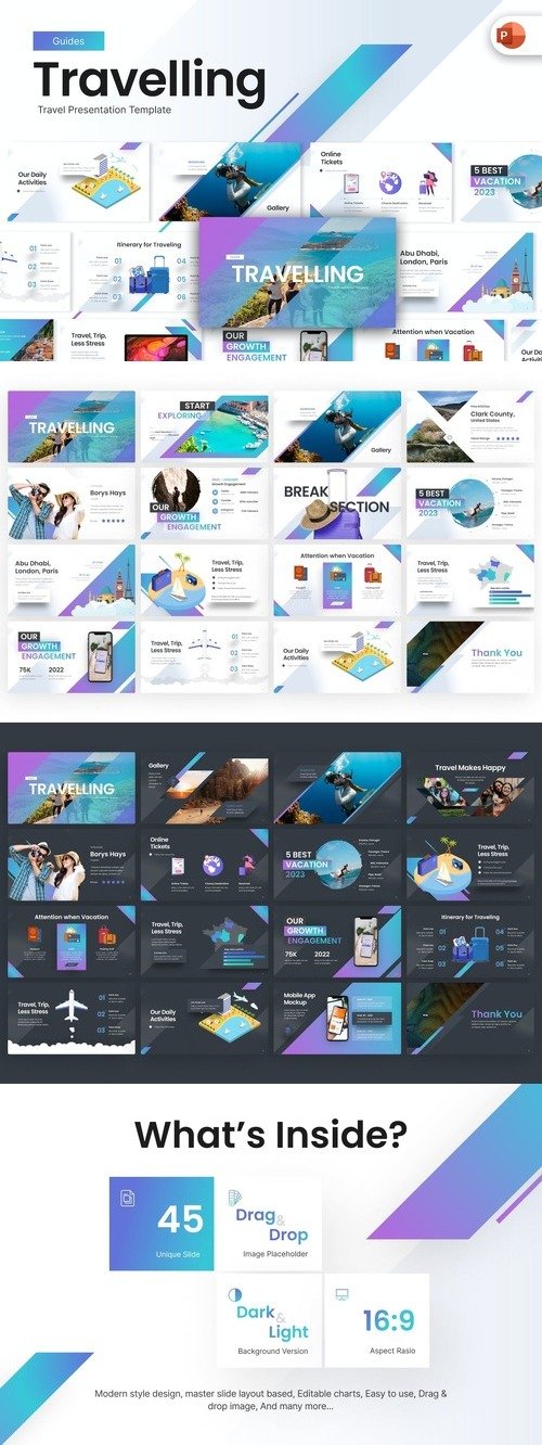 Travelling Guide PowerPoint Template