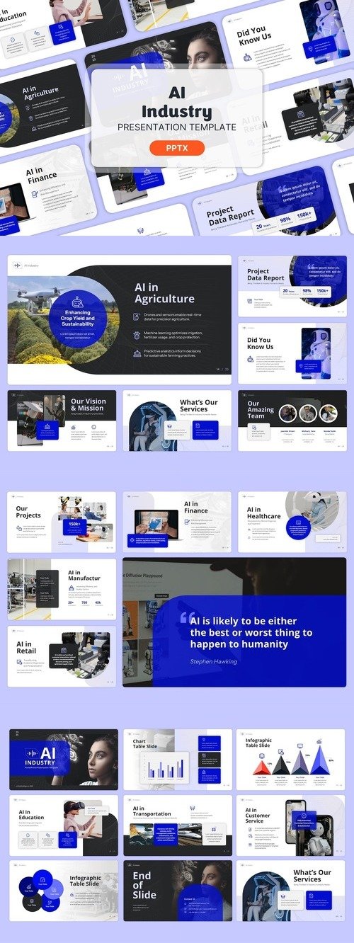 AI Industry - Powerpoint Template