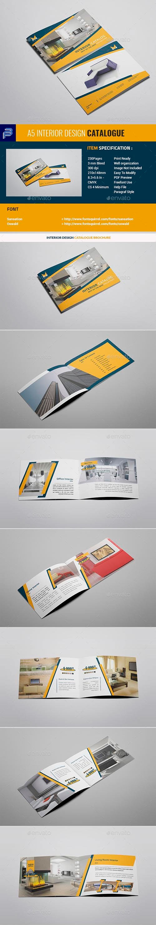 A5 Interior Design Catalogue Brochure 21283943