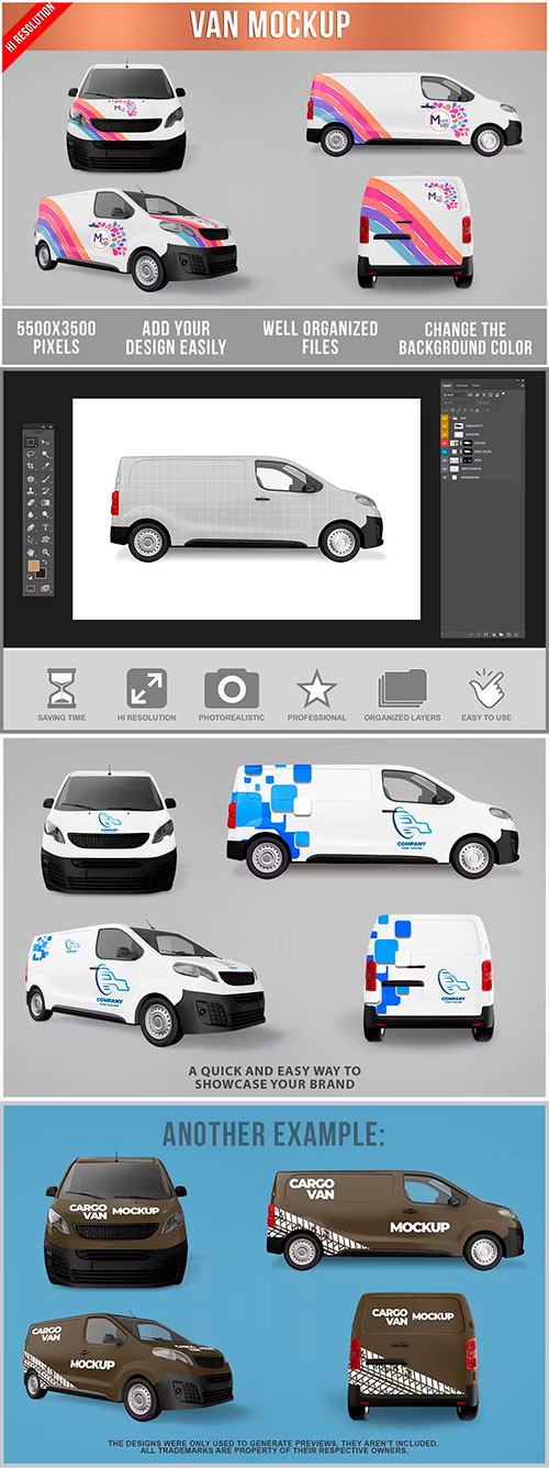 Van Cargo Mockup ME39BMV