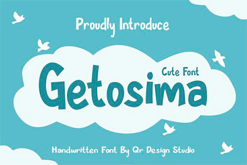 Getosima - Display Font - W7X8UD4