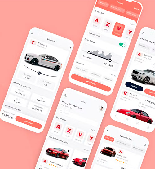 Car Marketplace Mobile App UI Kit 31379730