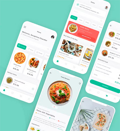 Restaurant Mobile App UI Kit 31389747