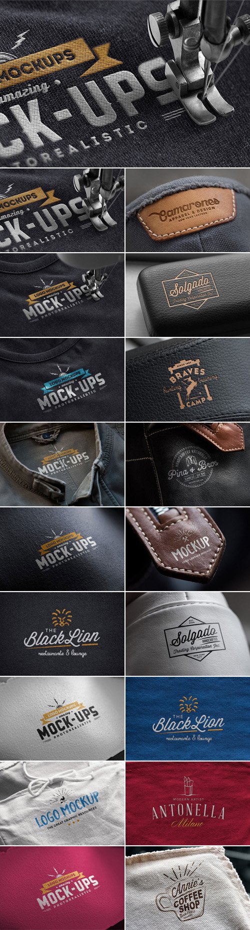 Logo PSD Mockups Templates Vol.1