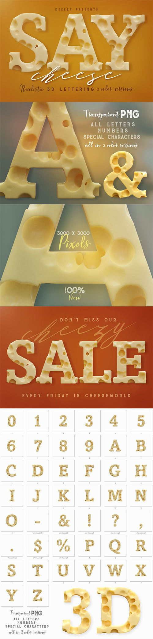 Cheese - 3D Lettering - 3300866