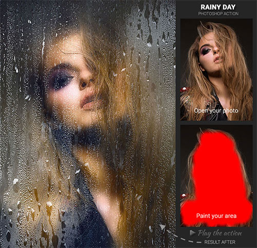 Rainy Day Photoshop Action 22558924