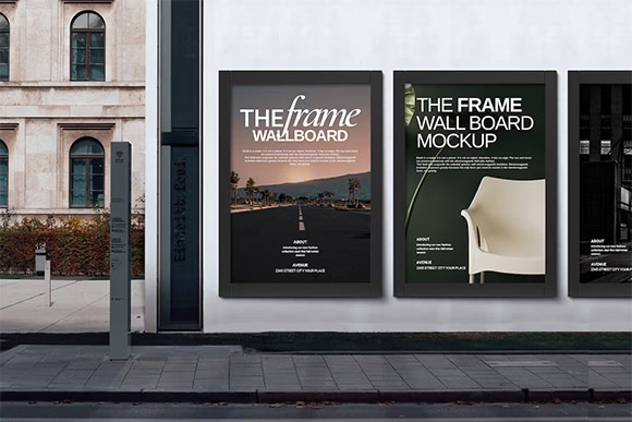 Street Billboard Mockup MB7V96T