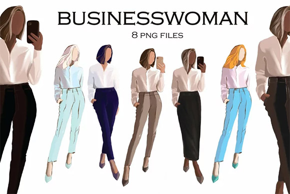 Businesswoman PNG Collection
