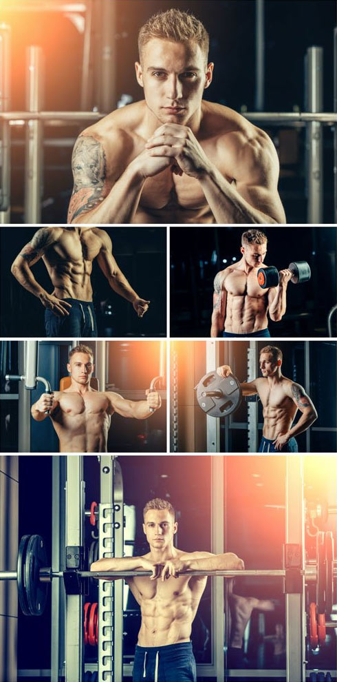 Stock Photos - Athletic Beefy Man