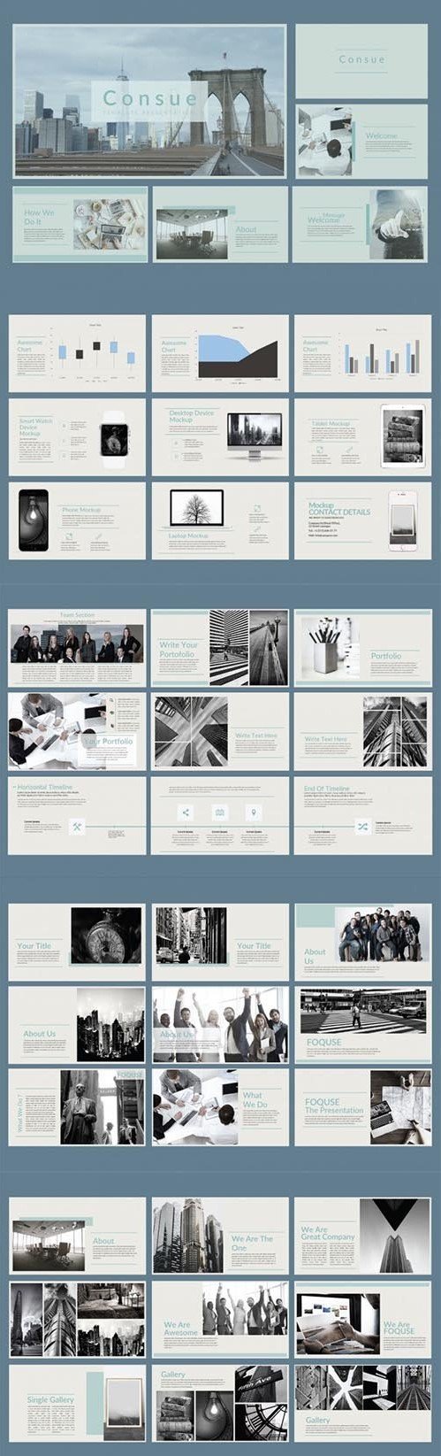 Consue Powerpoint Template