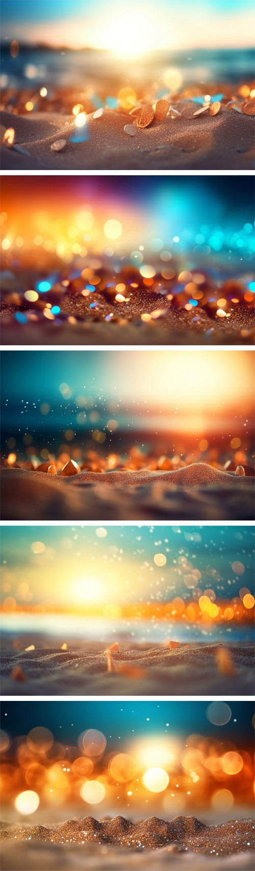 Summer Bokeh Backgrounds Collection