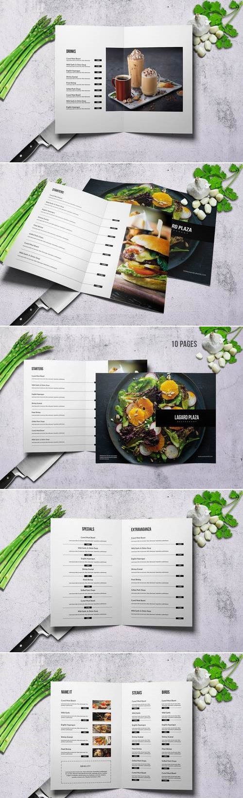 Lagard Plaza Bifold Menu A4 and US Letter