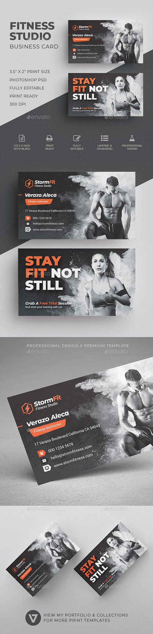 Fitness Business Card 22510382
