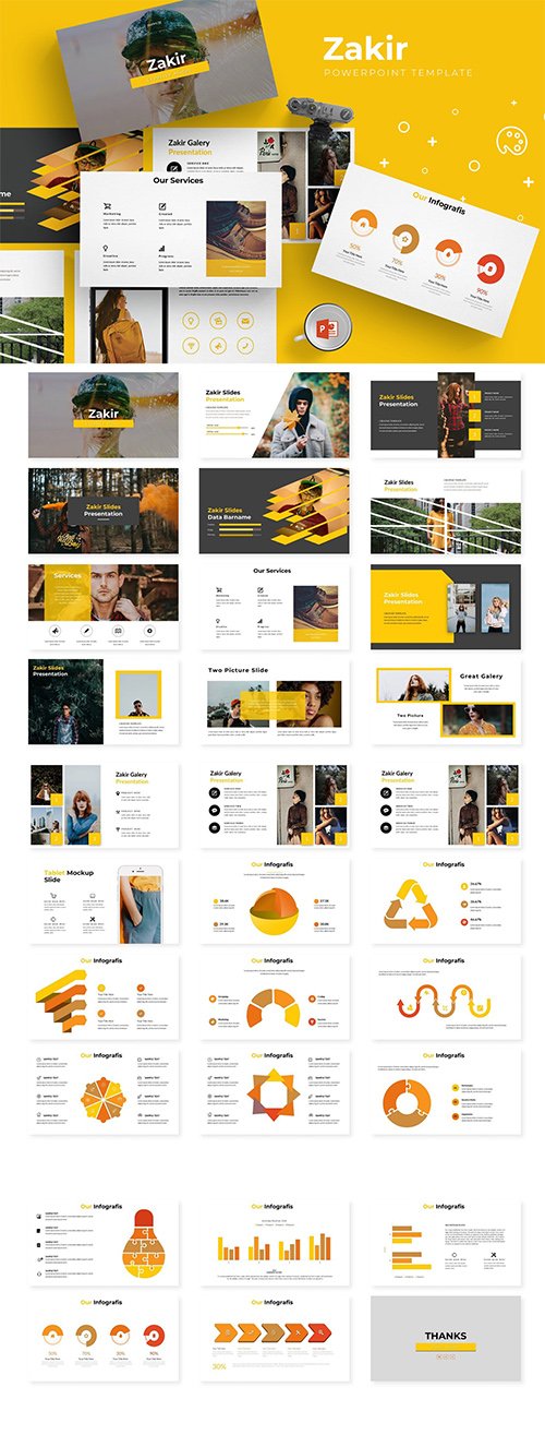 Zakir - Powerpoint, Keynote and Google Sliders Templates