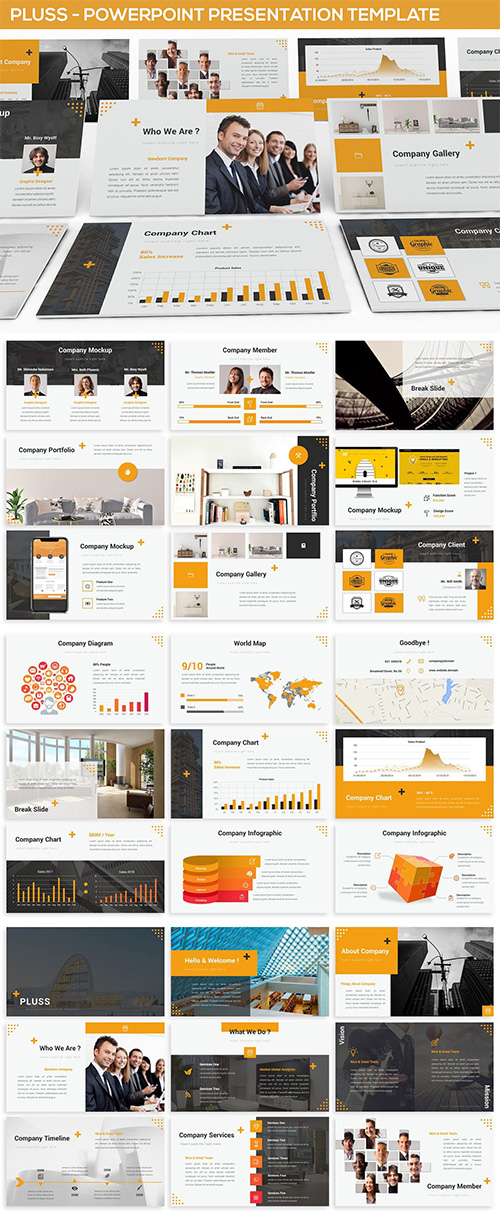 Pluss - Powerpoint Presentation Template