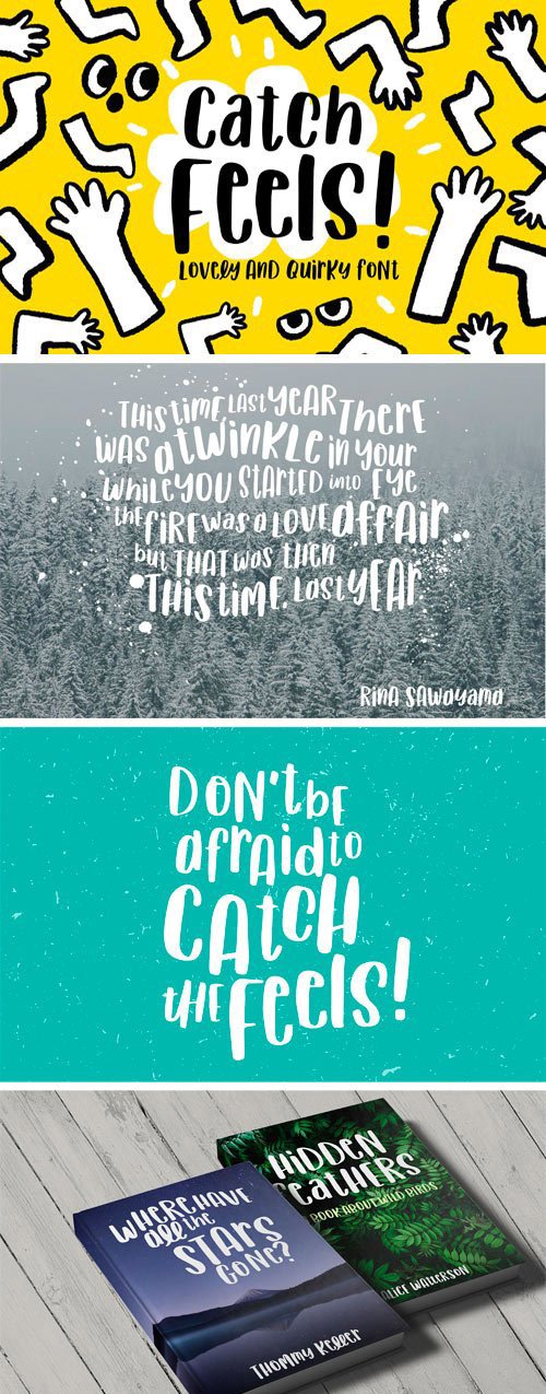 Catch Feels - Lovely and Quirky Font 2623450