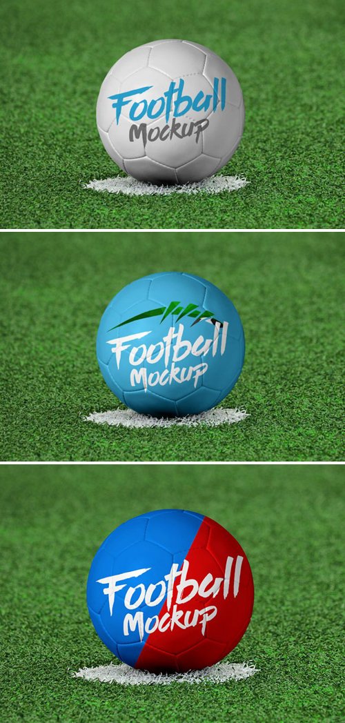 Soccer Football Ball PSD Mockup