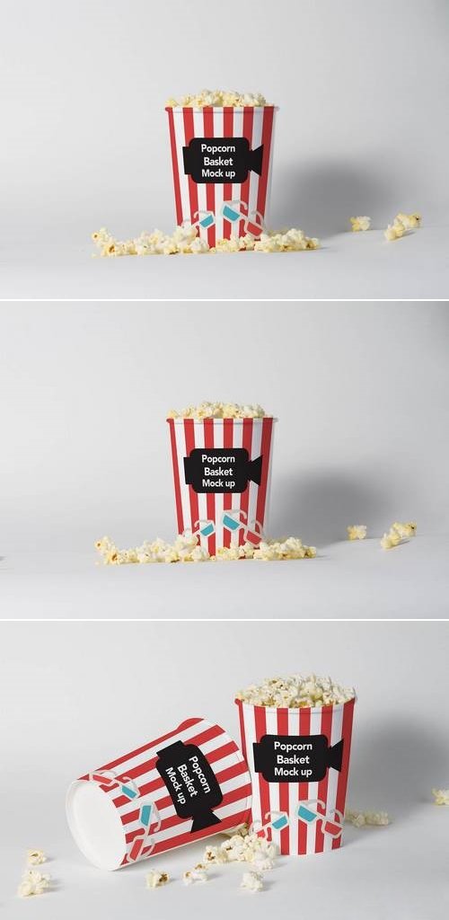 Popcorn Basket Mock Up Vol. 02