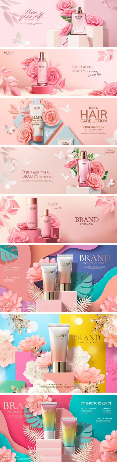 Brand cosmetic design, foundation banner ads # 7