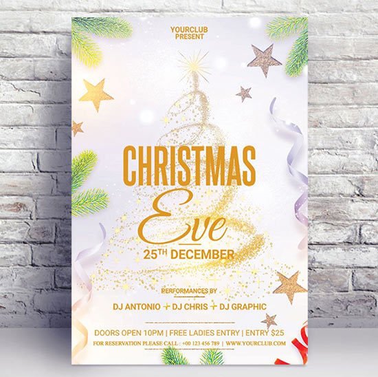 Christmas Eve - Premium flyer psd template
