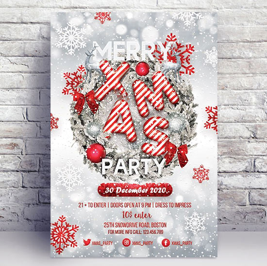 Merry XMAS Party PSD Template