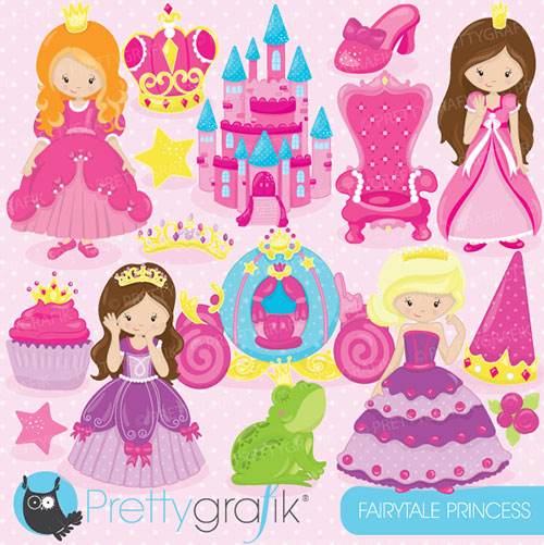 Fairytale Princess PNG Clipart