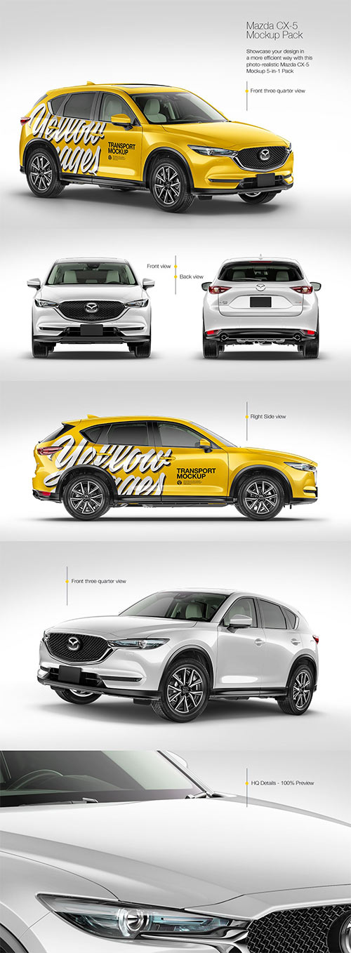 Mazda CX-5 Mockup Pack