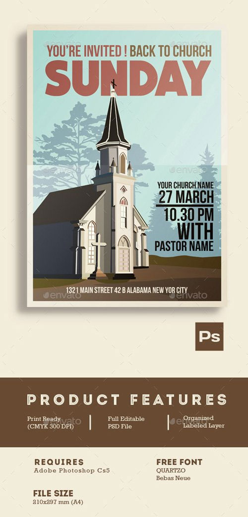 Church Event Flyer Poster 15285667