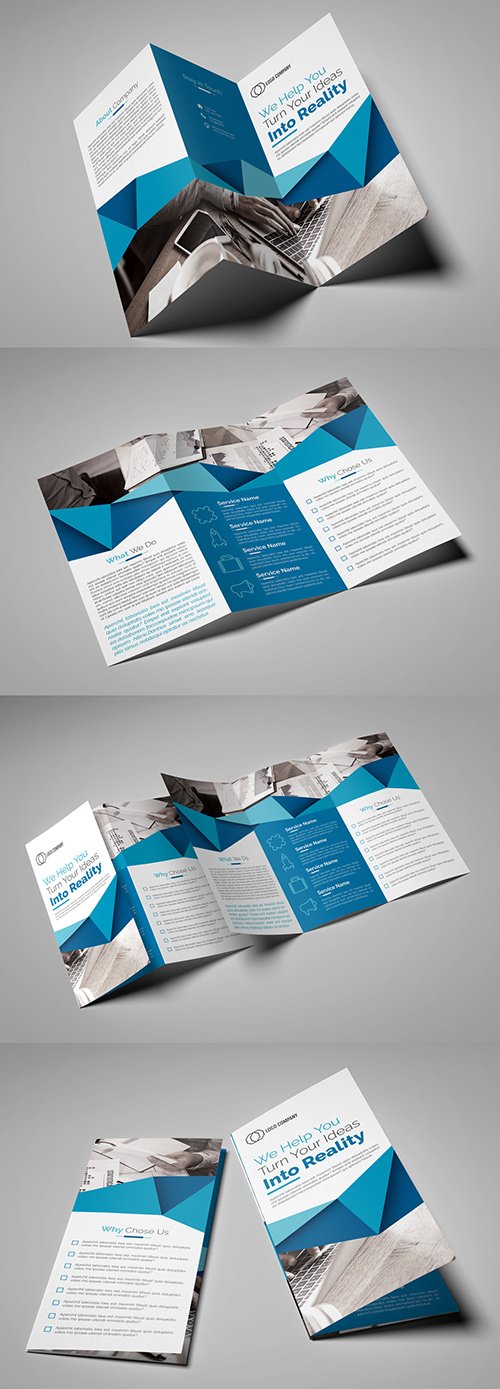 Trifold Brochure Layout 215292442