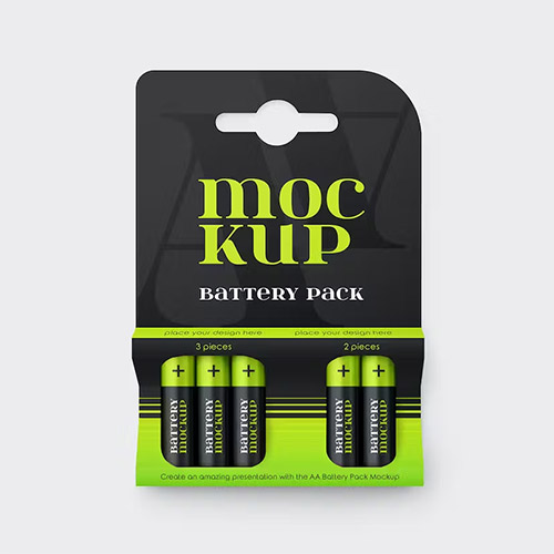 AA Battery Pack Mockup QAGNFPY