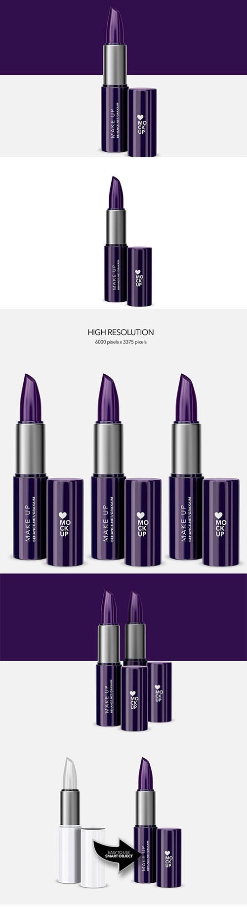 Cosmetics Lipstick Mockup - Make up - 3702561