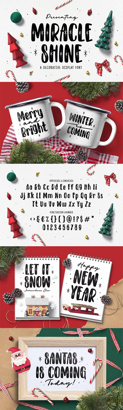 Miracle Shine - Christmas Font S7MHGVY