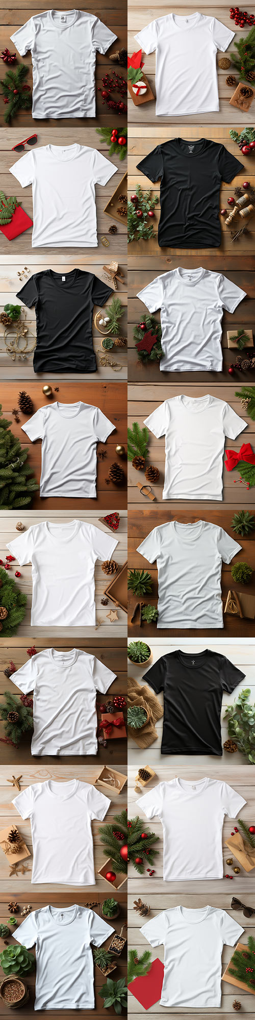 Christmas T-Shirt Mockup Bundle