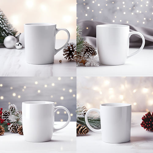 22 Christmas Mug Mockup Bundle