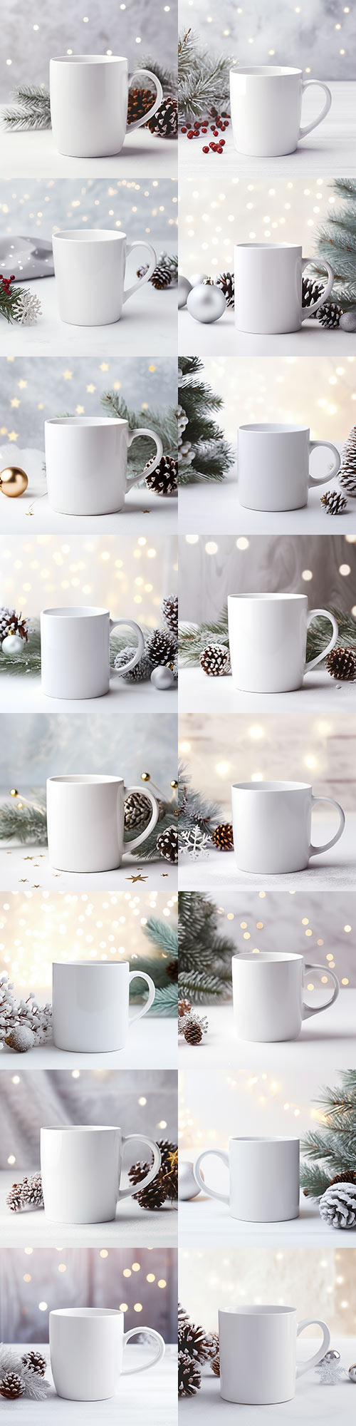 22 Christmas Mug Mockup Bundle