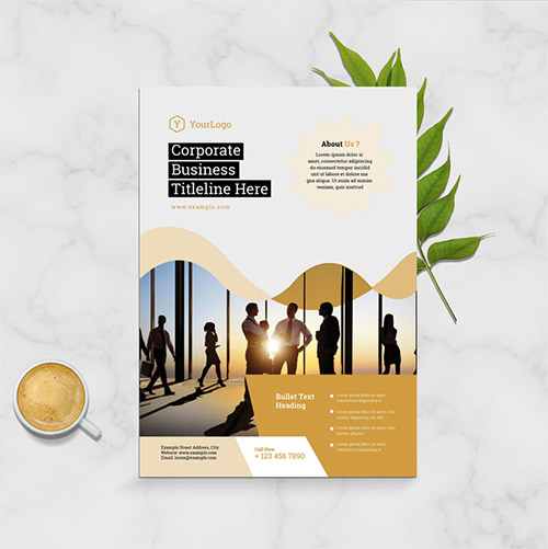 Corporate Flyer Layout 527668995