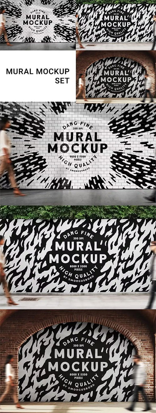 Mural Mockup Set