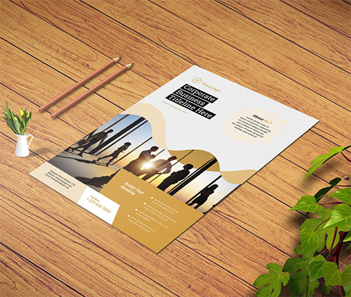 Corporate Flyer Layout 527668995