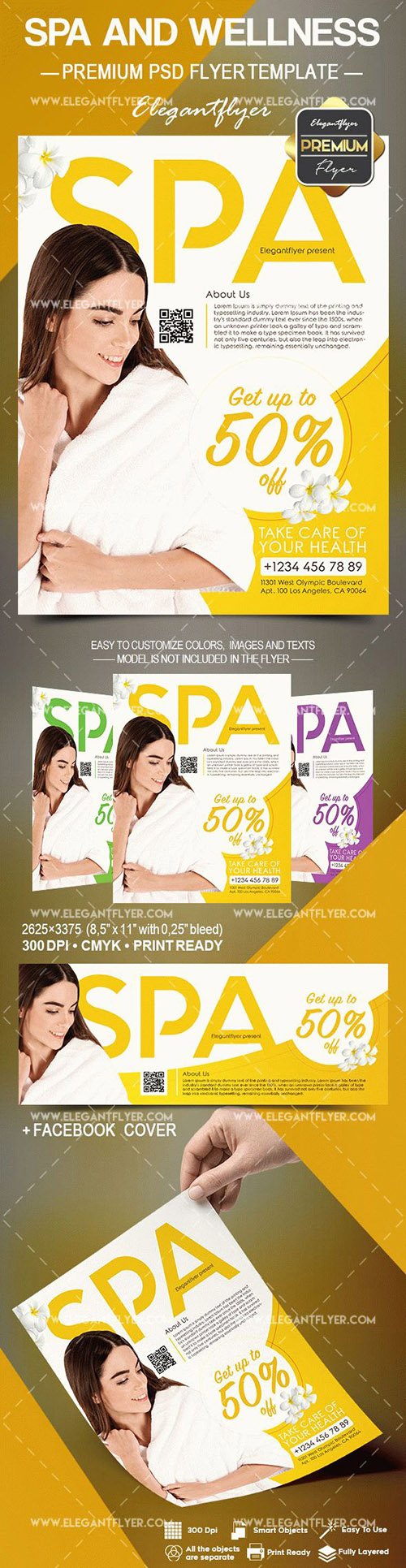 Spa and Wellness - Flyer PSD Template