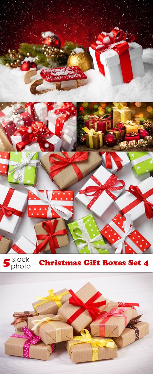 Photos - Christmas Gift Boxes Set 4