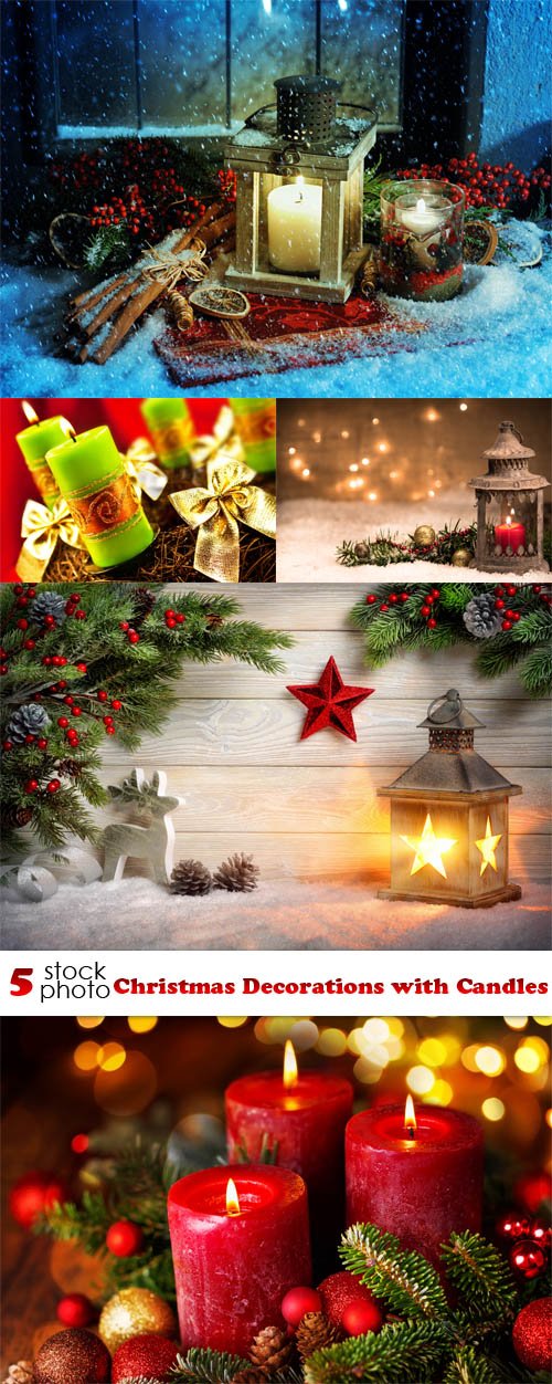 Photos - Christmas Decorations with Candles